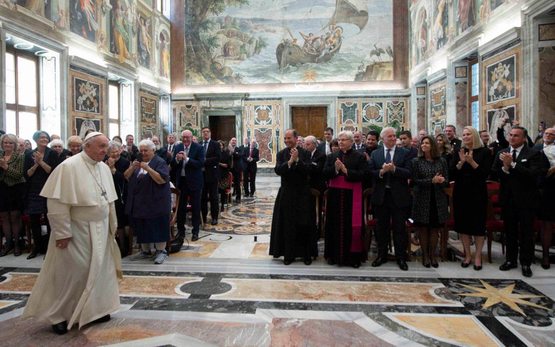 Pope thanks The Papal Foundation for supporting Church’s mission